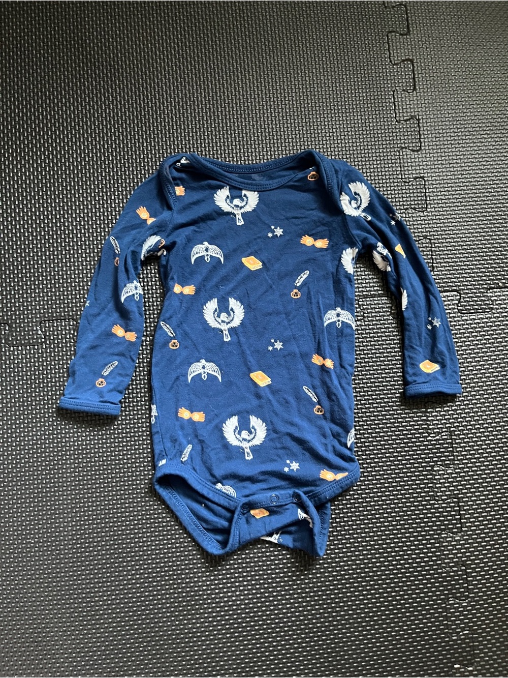 Kyte Baby Ravenclaw Blue Harry Potter Bodysuit Bamboo 6-12 Months
